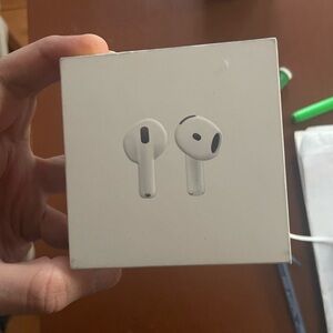 Apple White Wireless Earbuds with Charging Case- brand new, unopened